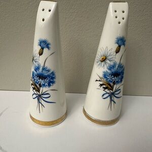 Floral Ceramic Salt and Pepper Shakers